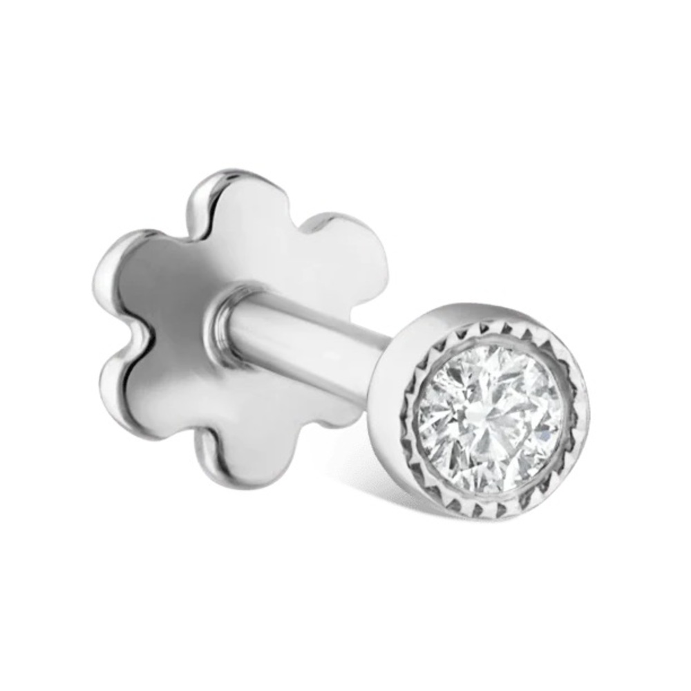 LOWEST! Maria Tash Scalloped Diamond Threaded Stud